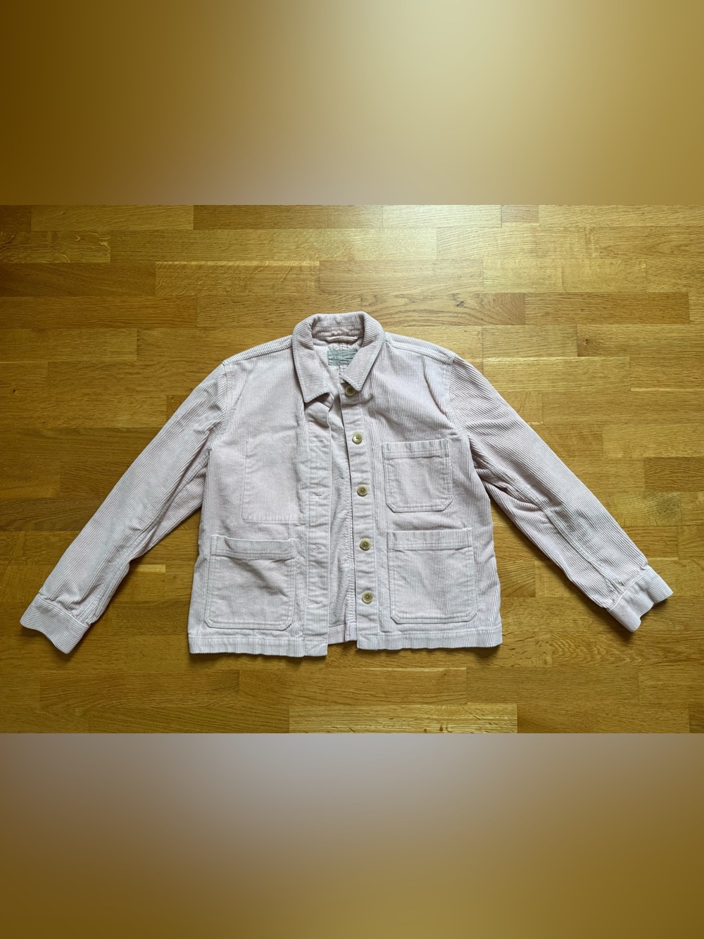Everlane Pink Corduroy Chore Jacket